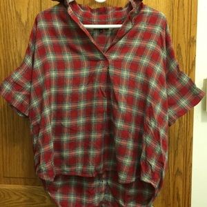 Madewell plaid courier shirt